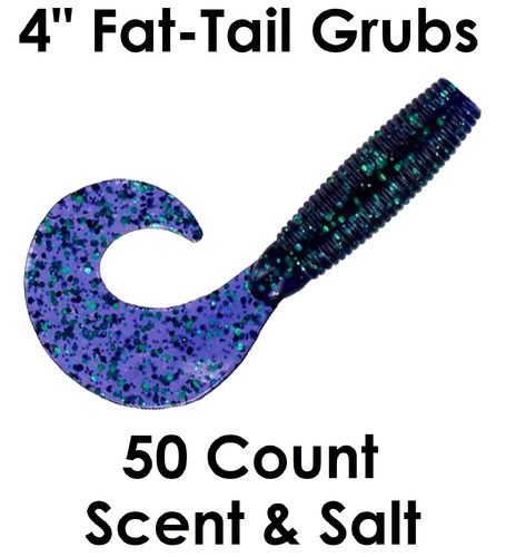 Curly tail grubs soft - curly, plastic